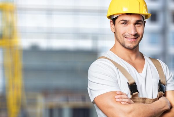 Bild eines Bauarbeiters