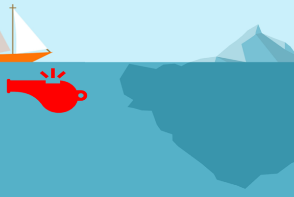 Eine Infografik zum Thema Whistleblowing