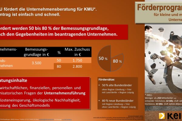 Folie2 Eine Infografik zum Thema Förderprogramm