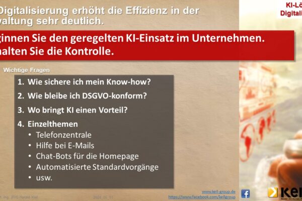 Eine Infografik zum Thema KI Lösungen