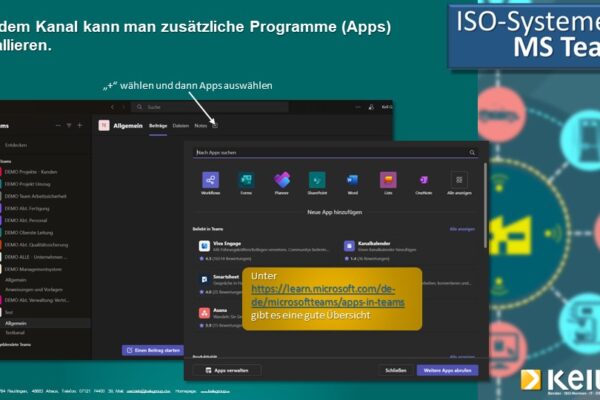 Folie8 ISO Systemen in MS Teams
