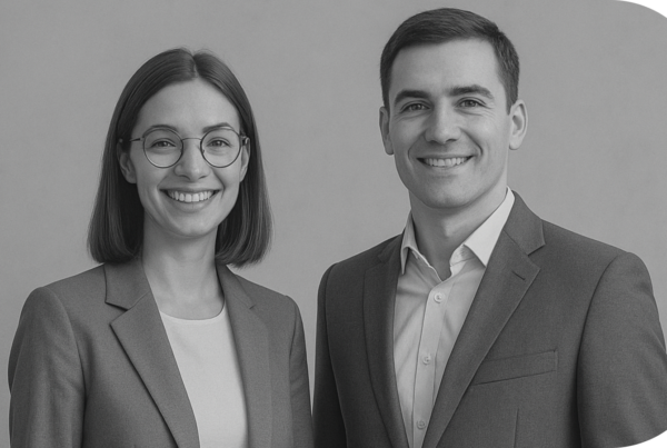 Ein bild einer frau und eines Mannes