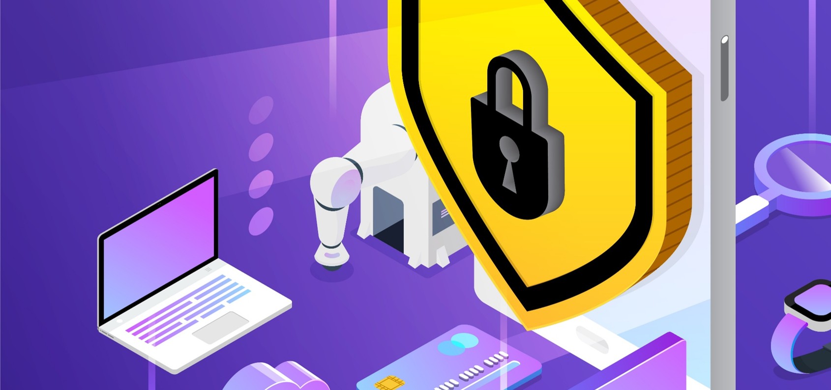 Ein computergeneriertes bild mit dem Thema Security